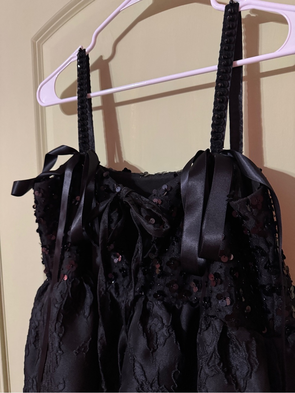 Sister Jane Black Lace Midi Dress with Embellished Bodice - Picture 9 of 9